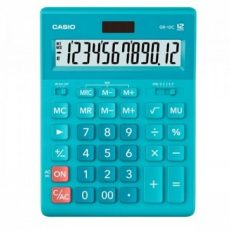 CASIO KALKULATOR BIUROWY GR-12C-LB NIEBIESKI, 12 CYFROWY WYŚWIETLACZ