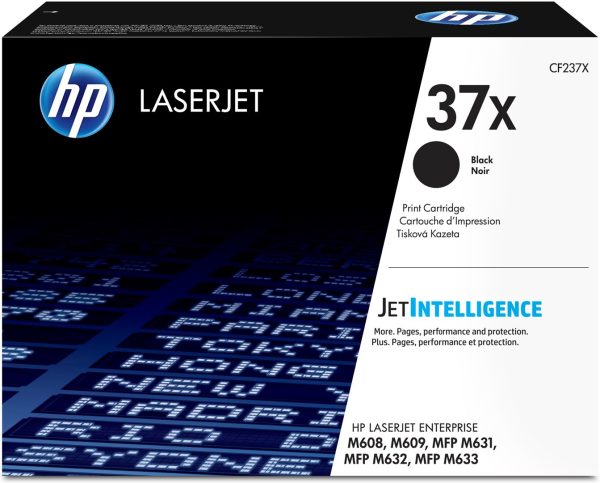 HP 37X oryginalny wkład z czarnym tonerem LaserJet XL