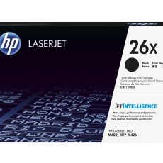 HP 26X oryginalny, wysokowydajny wkład z czarnym tonerem