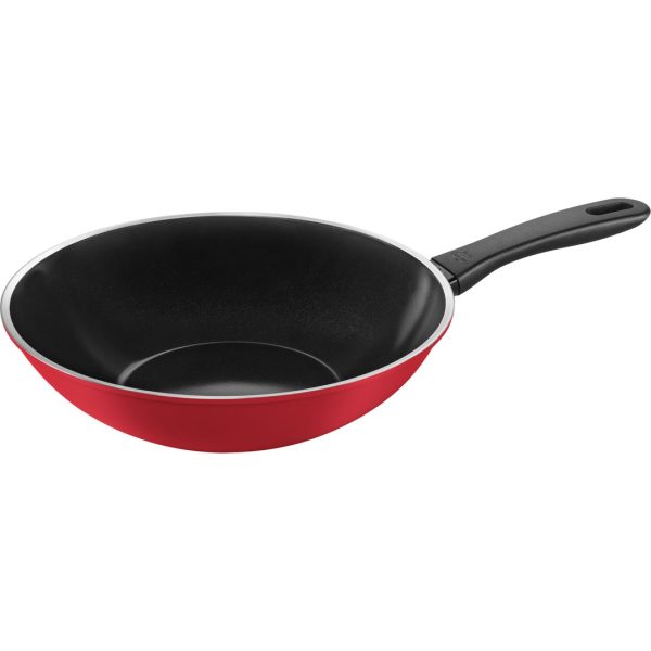 wok 28 cm czerwony