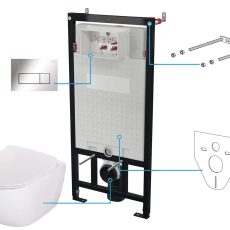Zestaw WC podtynkowy 6 w 1