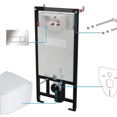 Zestaw WC podtynkowy 6 w 1