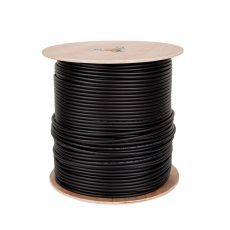 Kabel koncentryczny F690 BV+ŻEL CZARNY 305m