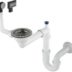 Syfon do zlewozmywaka granitowego 1-komorowego - Space-Saver