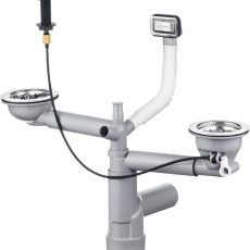 Syfon do zlewozmywaka granitowego 1.5- i 2-komorowego - Space-Saver ZXY 9912 5907650841609