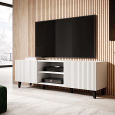Szafka RTV PAFOS 150x40x52 biały mat