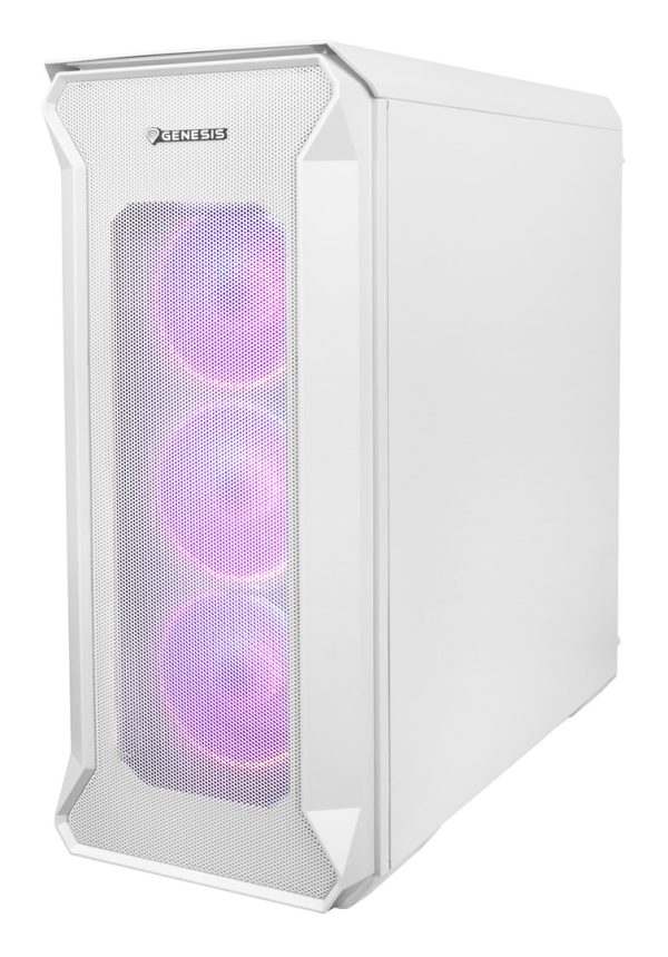 GENESIS OBUDOWA IRID 505 ARGB BIAŁA MIDI TOWER NPC-1872