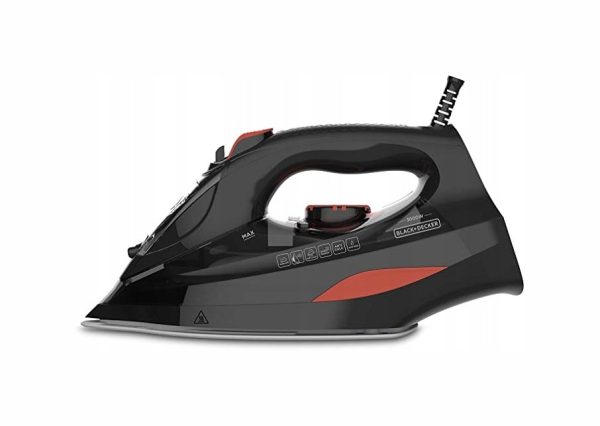 Żelazko parowe Black+Decker BXIR3000E (3000W; czarny)