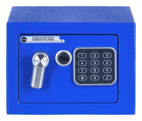 Yale Mini Electronic Safe Blue Sejf podstawowy YSV mini niebieski