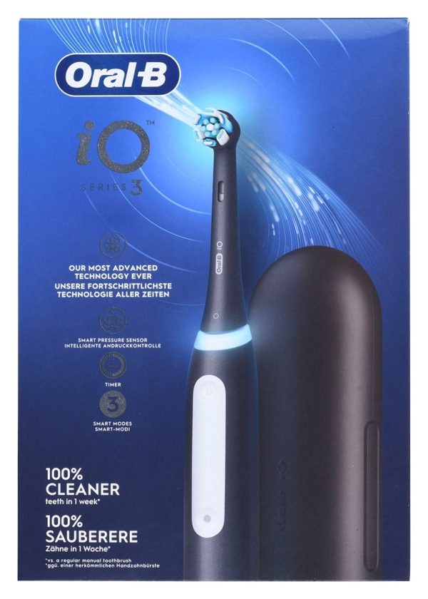 Braun Szczoteczka Oral-B iO 3 Matt Black (WYPRZEDAŻ)