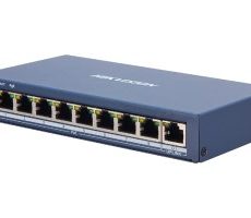 Hikvision DS-3E1309P-EI łącza sieciowe Zarządzany L2 Fast Ethernet (10/100) Obsługa PoE Szary