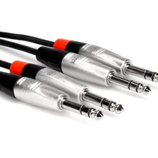 Hosa - Kabel PRO 2 x TRS 6.35mm - 2 x TRS 1.5m