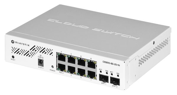 Switch Mikrotik CSS610-8G-2S+IN 10p  Managed Gigabit/10G