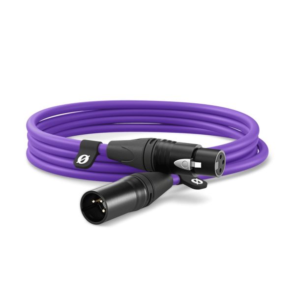 RODE XLR3M-PU kabel audio 3 m XLR Fioletowy