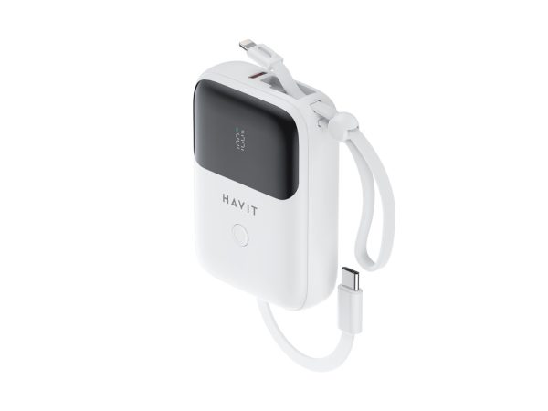 Powerbank Havit PB5215 10000mAh (biały)