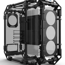 Alphacool Apex Skeleton Full Tower Czarny, Węgiel