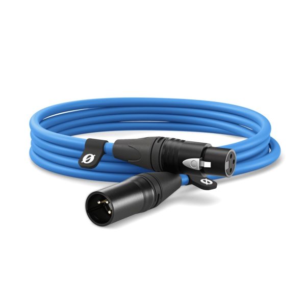 RODE XLR3M-B kabel audio 3 m XLR Niebieski