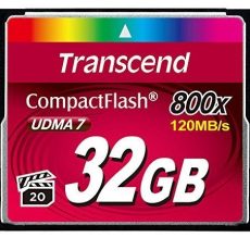 MEMORY COMPACT FLASH 32GB/800X TS32GCF800 TRANSCEND