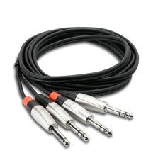 Hosa Technology HSS-010X2 kabel audio 3 m 2x 6.35 mm TRS Czarny