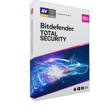 BITDEFENDER Total Security (10 stan.; 36 miesięcy; Wersja cyfrowa; Domowa, Komercyjna)