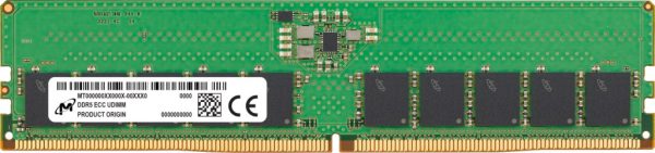 Micron ECC UDIMM DDR5 16GB 1Rx8 4800MHz PC5-38400 MTC10C1084S1EC48BA1R