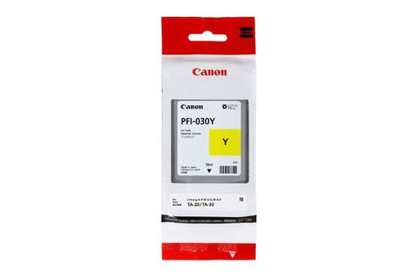 Canon PFI-030Y nabój z tuszem 1 szt. Oryginalny Żółty