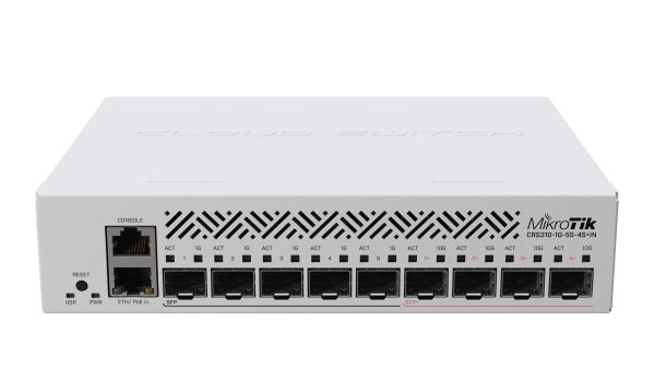 Switch Mikrotik CRS310-1G-5S-4S+IN 10p  Managed Gigabit/10G