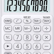 CASIO KALKULATOR KIESZONKOWY SL-310UC-WE BIAŁY, 10 CYFROWY WYŚWIETLACZ