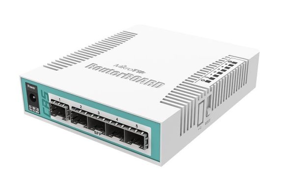 Switch Mikrotik CRS106-1C-5S 6p  Managed Gigabit