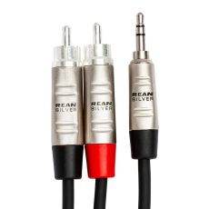 Hosa - Kabel PRO TRS 3.5mm - 2 x RCA 3m
