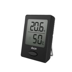 Duux | Sens | Czarny | Wyświetlacz LCD | Higrometr + termometr