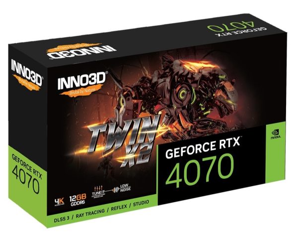 Karta graf. INNO3D RTX 4070 Twin X2  12GB