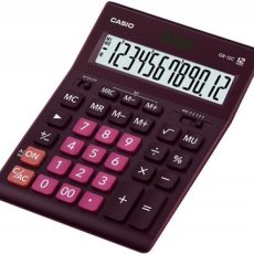 CASIO KALKULATOR BIUROWY GR-12C-WR FIOLETOWY, 12 CYFROWY WYŚWIETLACZ