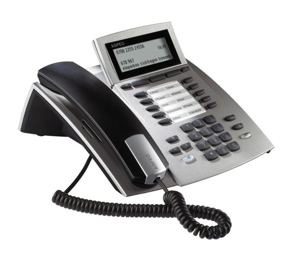 AGFEO ST 42 IP telefon VoIP Srebrny