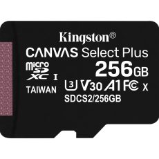 Karta pamięci Kingston Canvas Select Plus SDCS2/256GBSP (256GB; Class 10, Class A1; Karta pamięci)