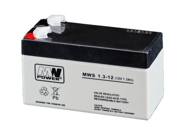 Akumulator MPL MWS 1.3-12  (AGM 12V/1,3Ah)