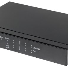 Intellinet 561174 łącza sieciowe Gigabit Ethernet (10/100/1000) Obsługa PoE Czarny