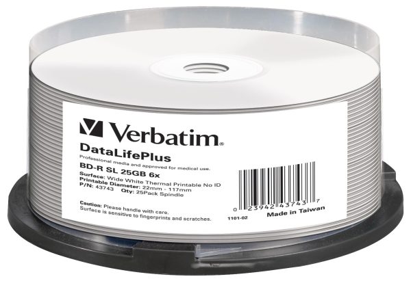 BD-R Verbatim  43743 (25GB; 6x; 25szt.)