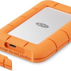 LaCie STMF1000400 Zewnętrzny dysk SSD 1 TB USB Type-C USB 3.2 Gen 2x2 Szary, Pomarańczowy