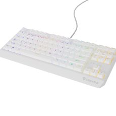 GENESIS Thor 230 TKL klawiatura Gaming USB + RF Wireless + Bluetooth QWERTY Biały
