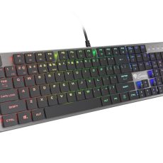 GENESIS Thor 420 RGB klawiatura Gaming USB AZERTY US English Srebrny