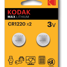 KODAK CR1220 BATERIE LITOWE MAX BLISTER X 2 SZT.