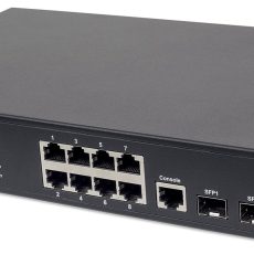 Intellinet 561167 łącza sieciowe Zarządzany Gigabit Ethernet (10/100/1000) Obsługa PoE Czarny