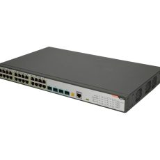 FiberHome S5800-28T-X-PE-AC łącza sieciowe Zarządzany L2/L3 Gigabit Ethernet (10/100/1000) Obsługa PoE 1U Czarny, Szary