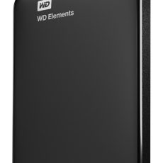 Dysk zewnętrzny HDD WD Elements (1TB; 2.5"; USB 3.0; Czarny; WDBUZG0010BBK-WESN)