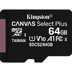 Karta pamięci Kingston Canvas Select Plus SDCS2/64GBSP (64GB; Class 10, Class A1; Karta pamięci)