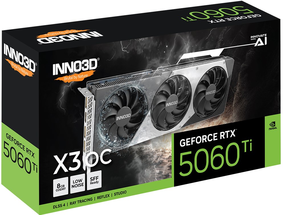 Karta graficzna INNO3D RTX 5060 Ti X3 OC 8GB - obrazek 2