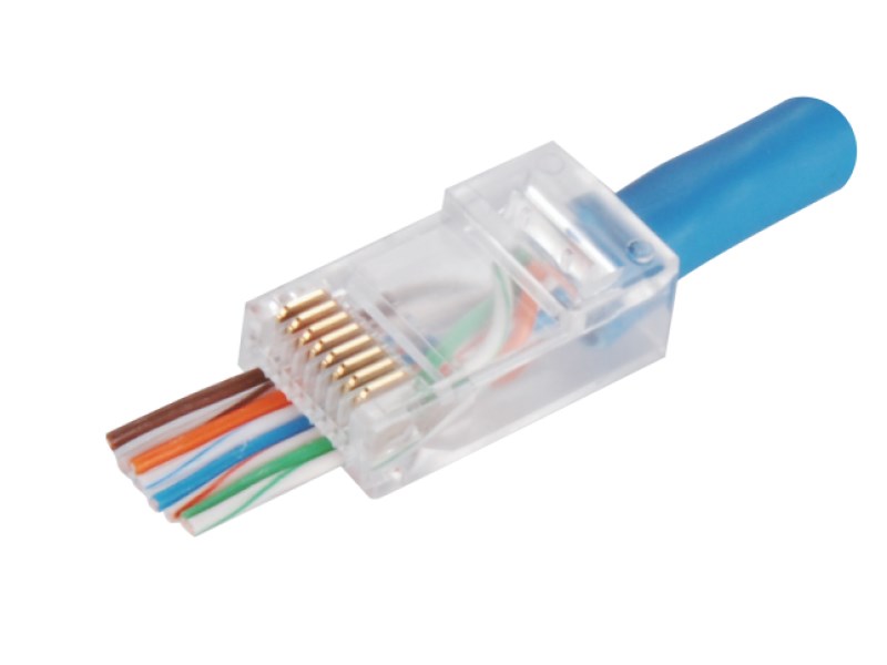 ALANTEC Wtyk przelotowy RJ45 UTP kat.6 (op.100 szt) - obrazek 2