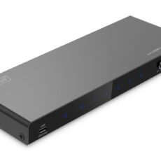 Rozdzielacz / Splitter HDMI 1x4, 8K/60Hz (4:4:4) z HDR, 48 Gbps, HDCP 2.3. Toslink / Stereo, EDID