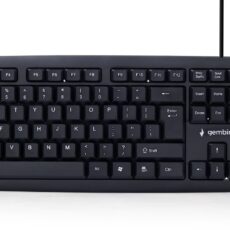 Klawiatura GEMBIRD KB-U-103 (USB 2.0; (US); kolor czarny)